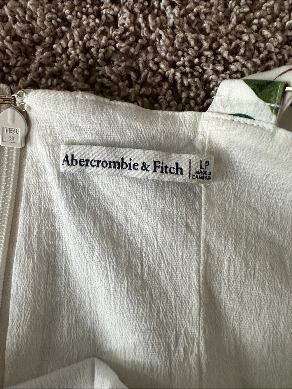 Abercrombie White chilies Print Sundress for women - Lightweight Summer Dress